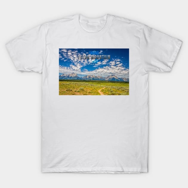 Grand Teton Mountain Range T-Shirt by Gestalt Imagery